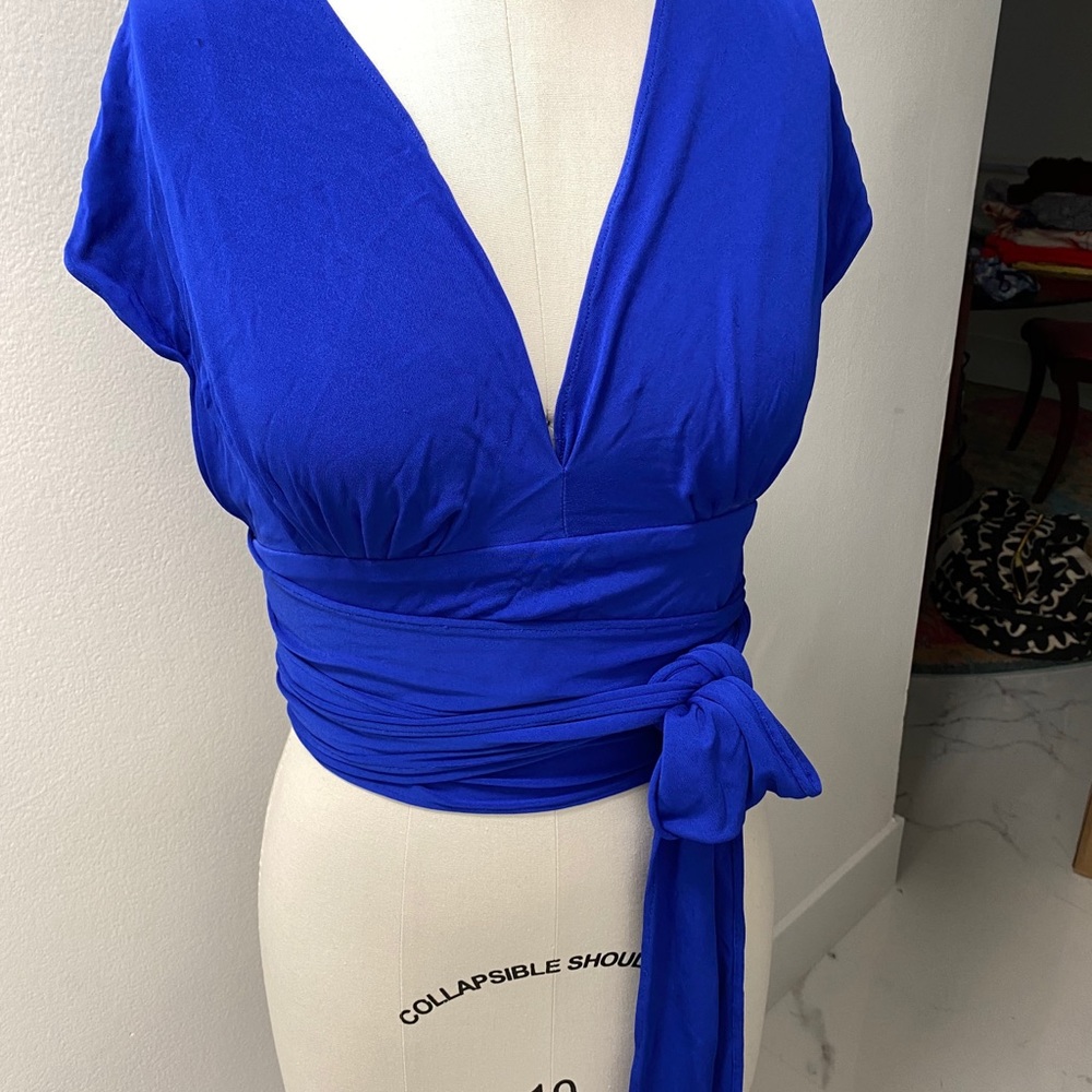 Sexy wrap top halter